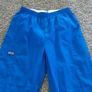 Cherokee scrub pants royal blue